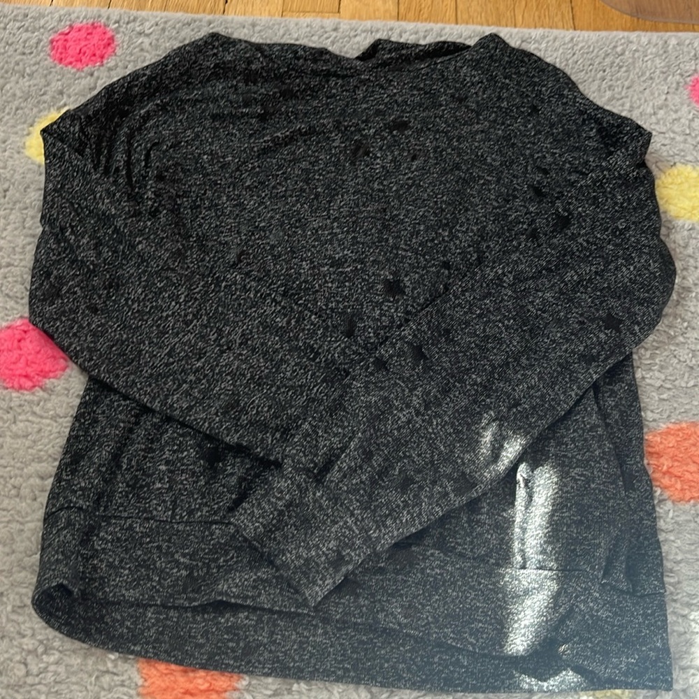 Gap Kids Girls Black Hoodie With Stars